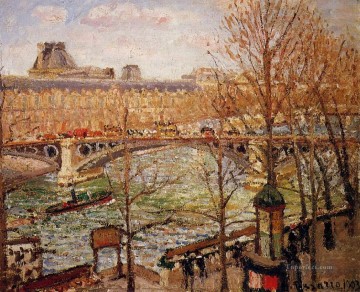 カルーセル橋の午後 1903年 カミーユ・ピサロ Oil Paintings